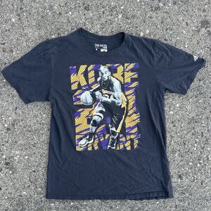 Adidas Kobe Bryant Shirt Men’s Large Graphic Print Black Faded Y2K Rare Lakers